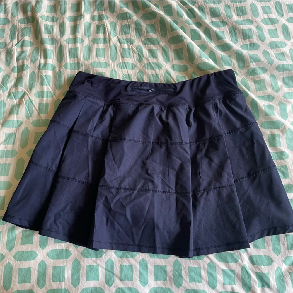Werena Women's Athletic Pleated Tennis Skirt - Navy Blue - size XXL